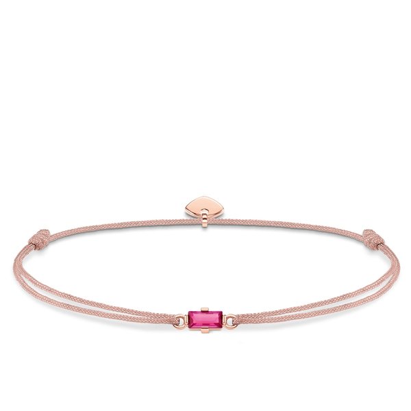 Thomas Sabo Textil karkötő bordó kővel LS0104-597-19-L20