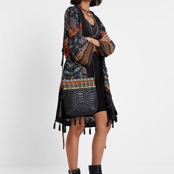 Desigual Unique kaki kaua táska 19WAXABL