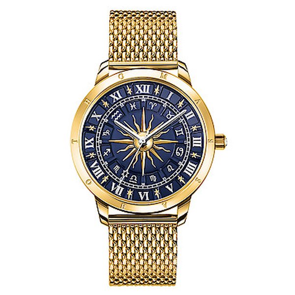 Thomas Sabo Arany kék női óra csillagjegyekkel WA0352-264-209-33