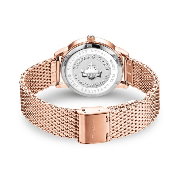 Thomas Sabo Rozé bordó női óra csillagjegyekkel WA0353-265-212-33