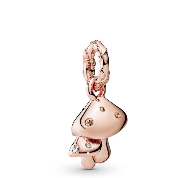 Pandora ékszer Csillogó gombák rose függő charm 788240NEP