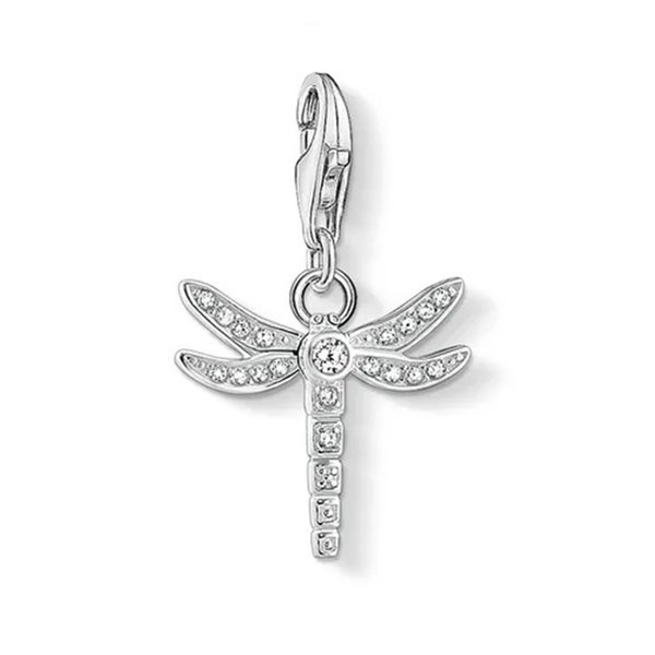 Thomas Sabo Szitakötő ezüst charm fehér cirkóniával 1800-051-14
