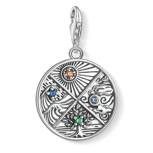 Thomas Sabo Föld víz tűz levegő ezüst charm 1814-945-7
