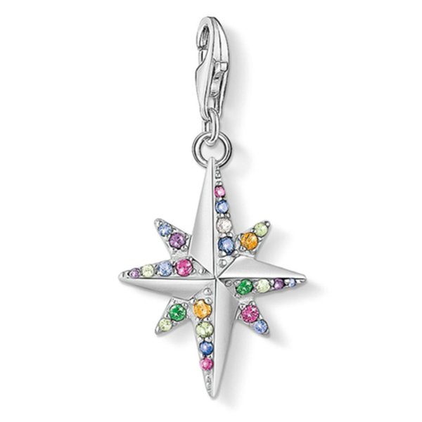 Thomas Sabo Csillag ezüst charm színes kövekkel 1817-342-7