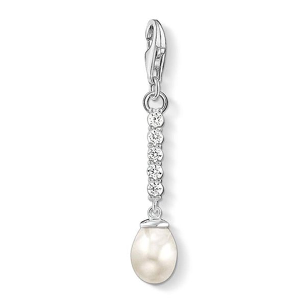 Thomas Sabo Cirkónián függő gyöngy ezüst charm 1803-167-14
