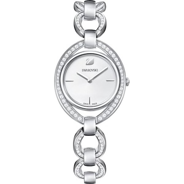 Swarovski Stella ezüst színű nemesacél szíjas óra 5376815