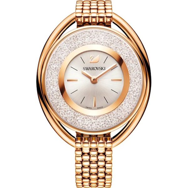 Swarovski Crystalline Oval rozé rozé szíjas óra 5200341