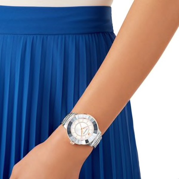 Swarovski Octea Lux rozé nemesacél szíjas óra 5414429
