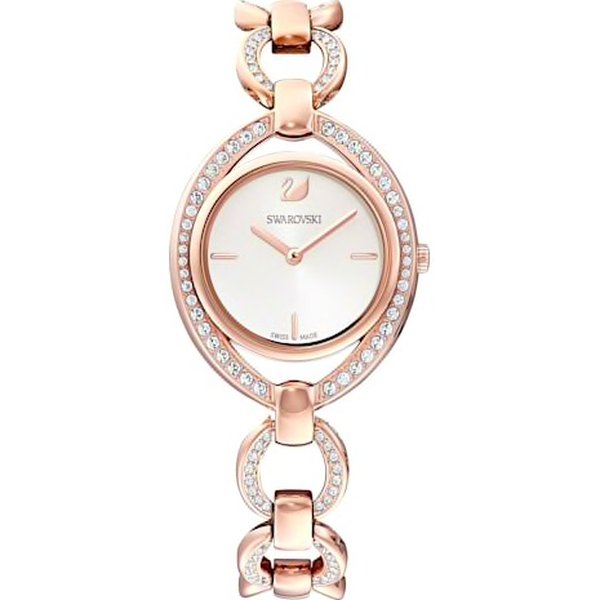 Swarovski Stella fehér rozé szíjas óra 5470415