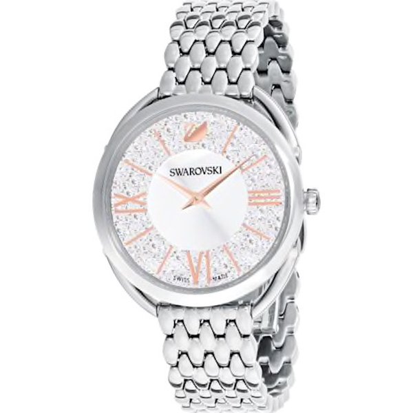 Swarovski Crystalline Glam fehér nemesacél szíjas óra 5455108