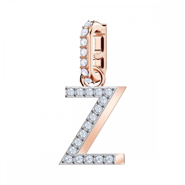 Swarovski Z betű rozé charm 5437627