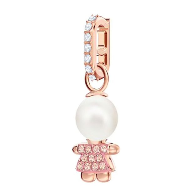 Swarovski Kislány rozé charm 5468570