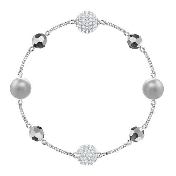 Swarovski Remix szürke multikolor karkötő swarovskival 