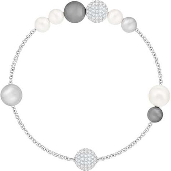 Swarovski Remix karkötő szürke swarovski gyönggyel 