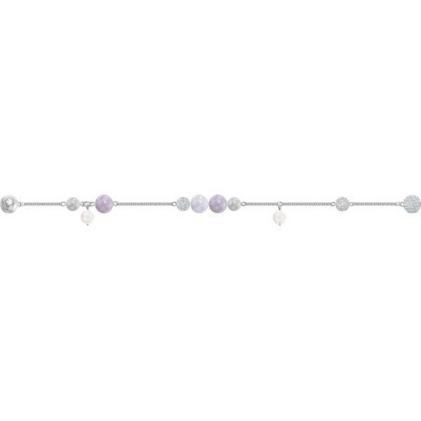 Swarovski Remix karkötő lila multikolor swarovski gyönggyel 