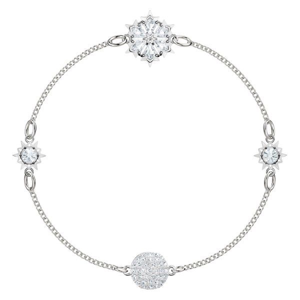 Swarovski Remix karkötő swarovski hópelyhekkel 