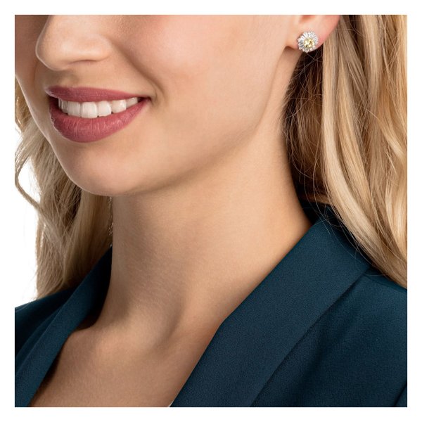 Swarovski Ezüst színű fülbevaló swarovski napsugárral 5459591