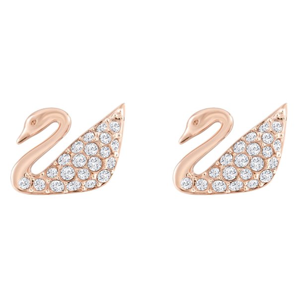Swarovski Rozé fülbevaló swarovski hattyúval 5144289