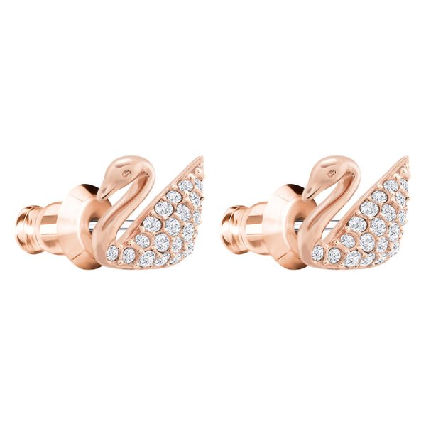 Swarovski Rozé fülbevaló swarovski hattyúval 5144289