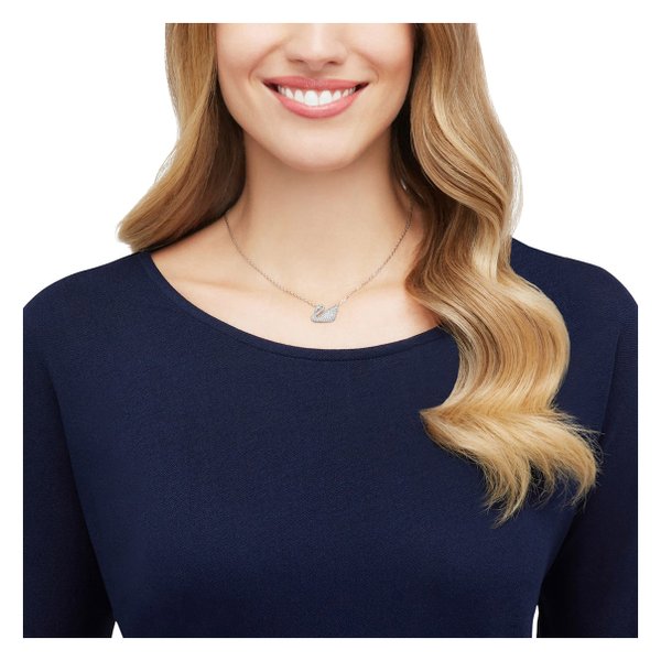 Swarovski Ezüst színű nyaklánc swarovski hattyúval 5007735