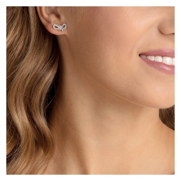Swarovski Ezüst színű fülbevaló swarovski masnival 5447080