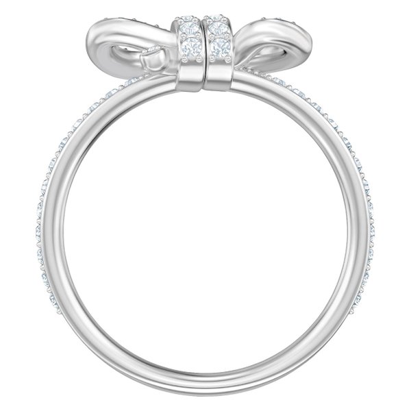 Swarovski Ezüst színű gyűrű swarovski masnival 