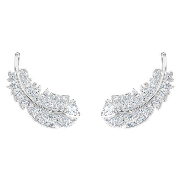Swarovski Ezüst színű fülbevaló swarovski tollal 5482912