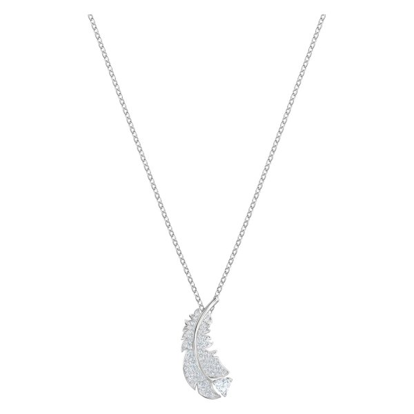 Swarovski Ezüst színű nyaklánc swarovski toll medállal 5482914