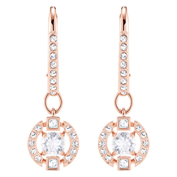 Swarovski Rozé függő fülbevaló mozgó swarovski kristállyal 5272367