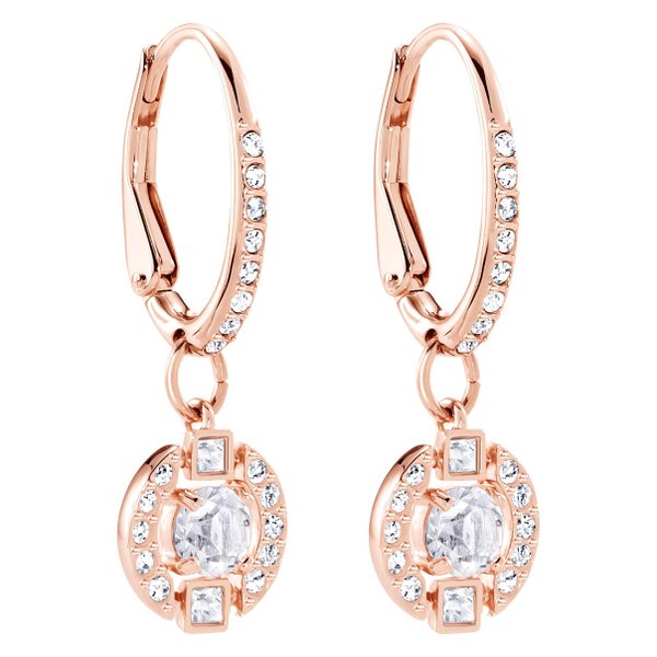 Swarovski Rozé függő fülbevaló mozgó swarovski kristállyal 5272367
