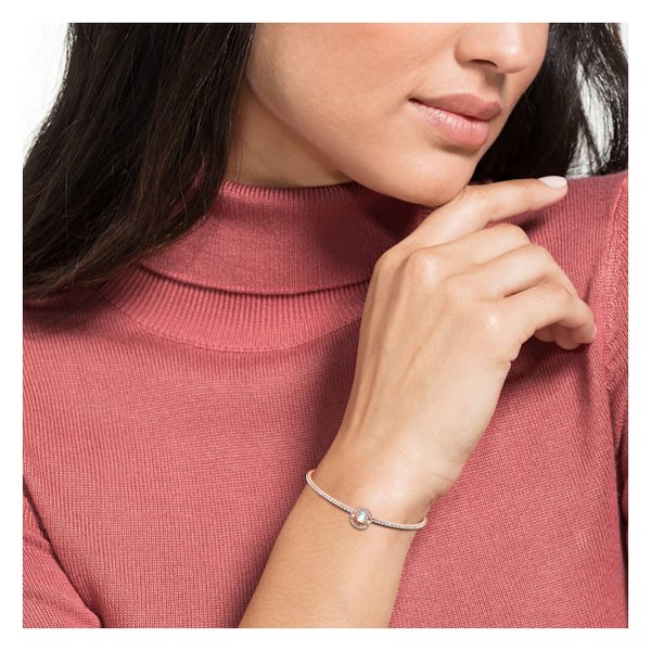 Swarovski Rozé karkötő mozgó swarovski kristállyal 5497483