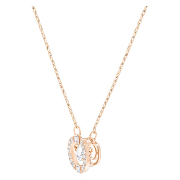 Swarovski Rozé nyaklánc mozgó swarovski kristállyal 5272364