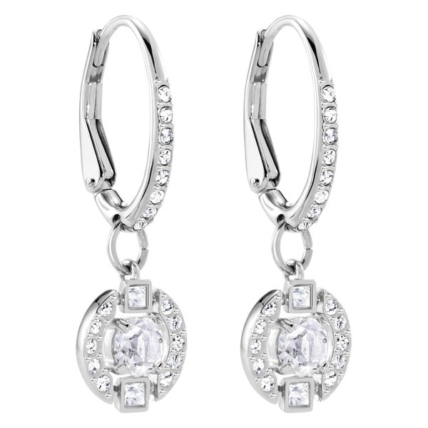 Swarovski Ezüst színű függő fülbevaló mozgó swarovski kristállyal 5272366