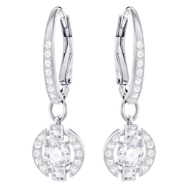 Swarovski Ezüst színű függő fülbevaló mozgó swarovski kristállyal 5272366
