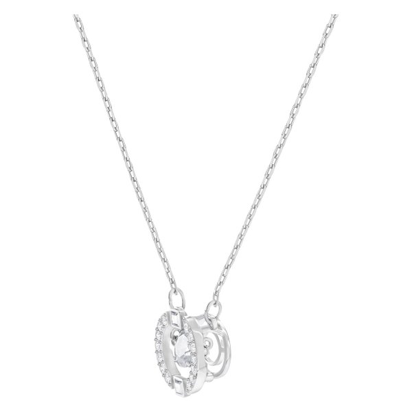 Swarovski Ezüst színű nyaklánc mozgó swarovski kristállyal 5286137
