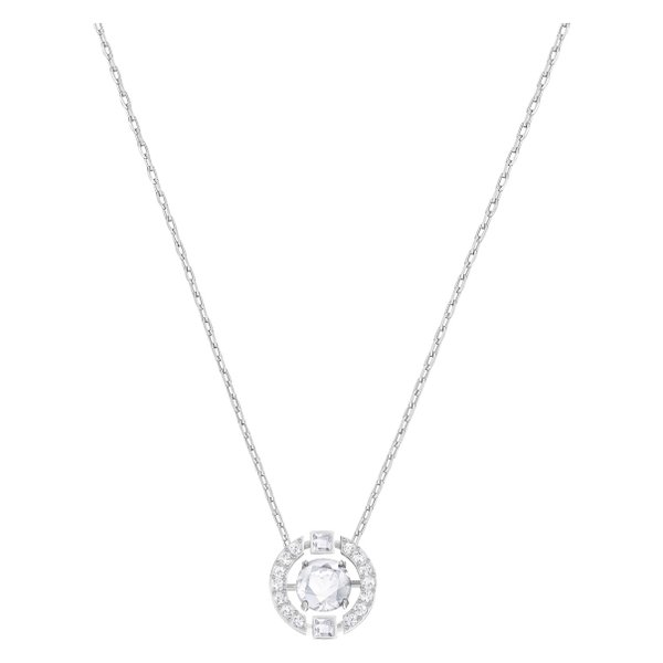 Swarovski Ezüst színű nyaklánc mozgó swarovski kristállyal 5286137