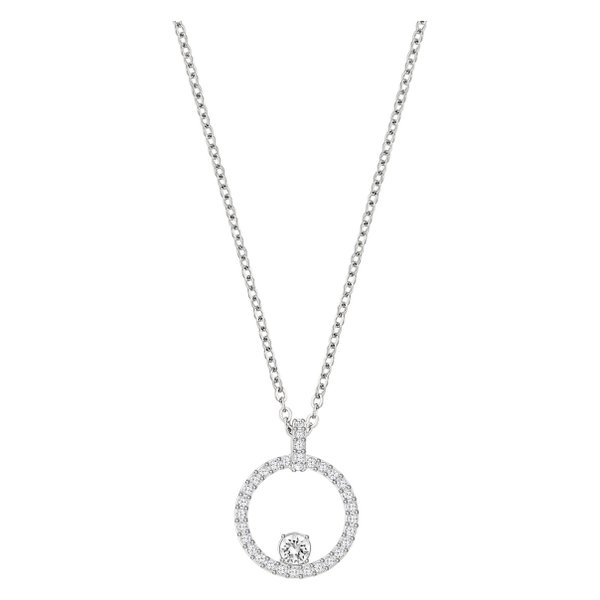 Swarovski Ezüst színű nyaklánc swarovski kör medállal 5198686