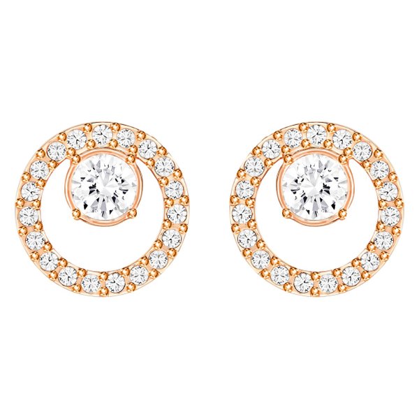 Swarovski Rozé kör fülbevaló swarovski kristállyal 5692263