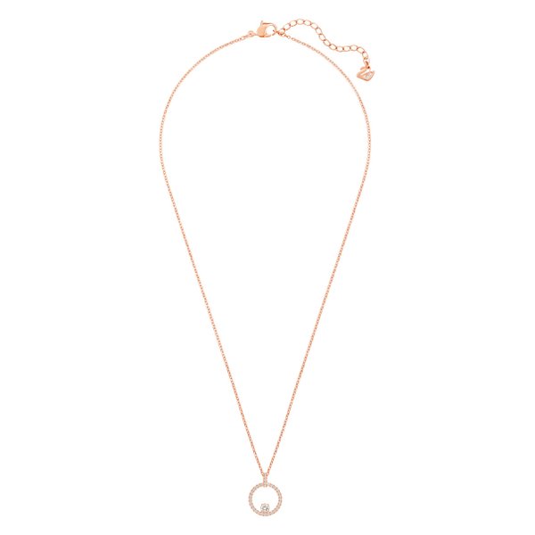 Swarovski Rozé nyaklánc swarovski kör medállal 5202446