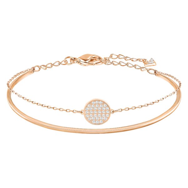 Swarovski Rozé dupla karkötő swarovski pávé körrel 5274892