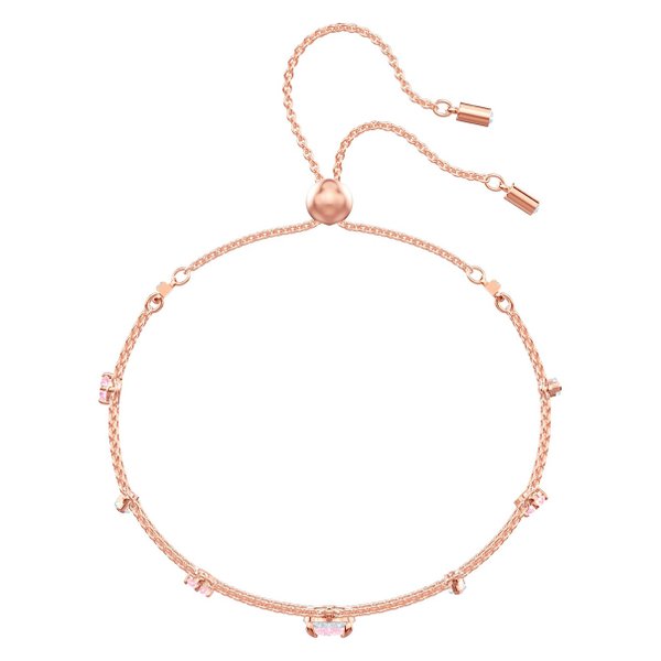 Swarovski Rozé dupla karkötő rózsaszín swarovski szívvel 5446304