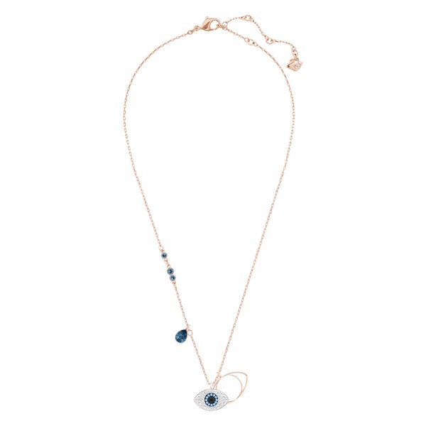 Swarovski Rozé nyaklánc swarovski Nazar szeme medállal 5172560