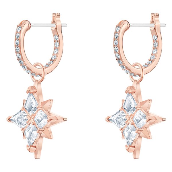 Swarovski Rozé függő fülbevaló swarovski csillaggal 5494337