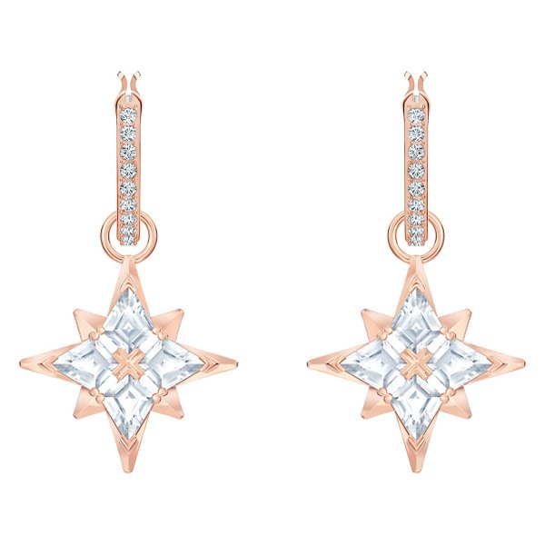 Swarovski Rozé függő fülbevaló swarovski csillaggal 5494337