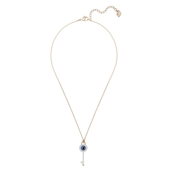 Swarovski Rozé nyaklánc swarovski Nazar szeme kulcs medállal 5437517