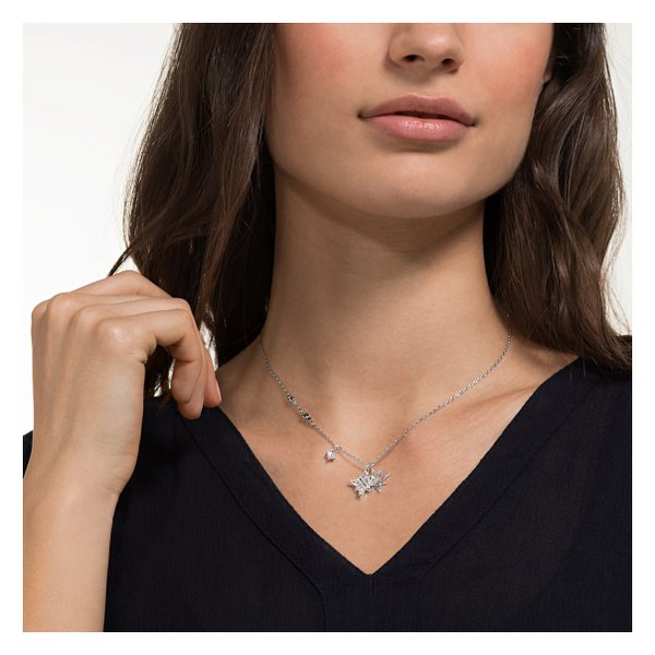 Swarovski Ezüst színű nyaklánc swarovski csilaggal 5511404