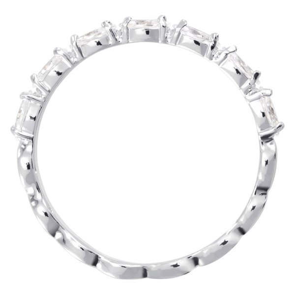 Swarovski Ezüst színű marquise gyűrű swarovski kristályokkal 