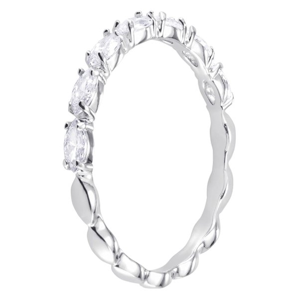 Swarovski Ezüst színű marquise gyűrű swarovski kristályokkal 