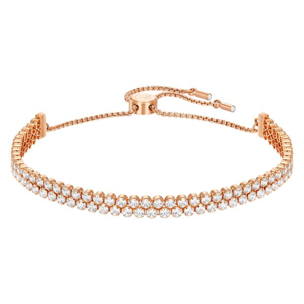 Swarovski Rozé dupla karkötő swarovski kristályokkal 5224182