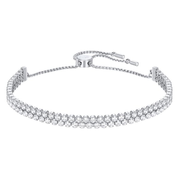 Swarovski Ezüst színű dupla karkötő swarovski krstályokkal 5221397
